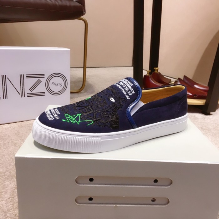 Kenzo K-SKATE Tiger canvas slip-on sneakers 9