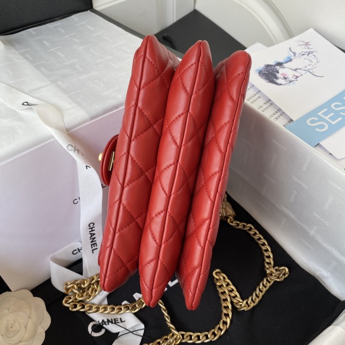 Handbag Chanel AS3393 size 14*22*8 cm