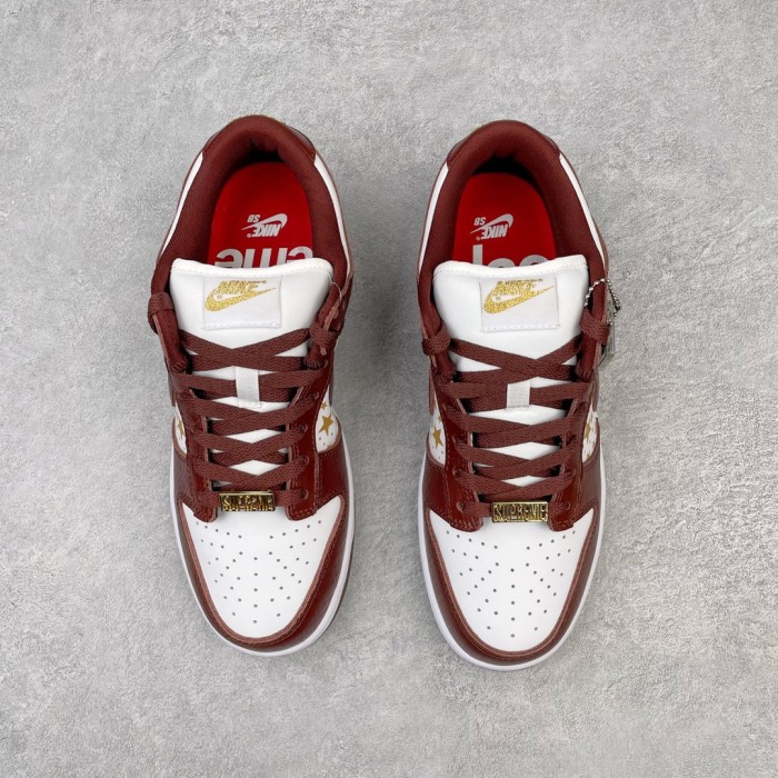 Nike Dunk SB Low Supreme Stars Barkroot Brown