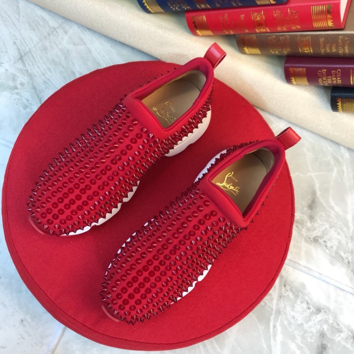 Christian Louboutin Spike Sock Flat Sneakers 3