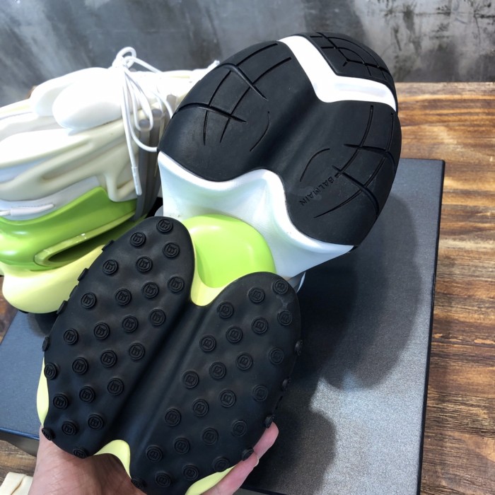 Balmain Unicorn Low-Top White Yellow