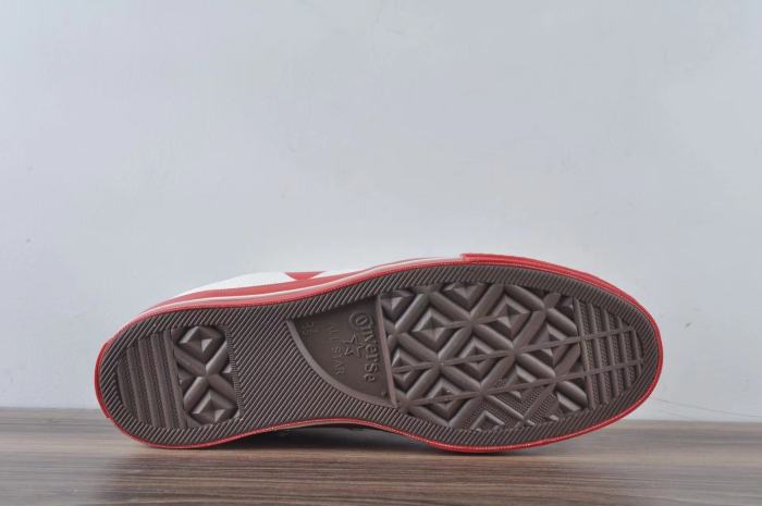 Converse Chuck Taylor All-Star 70 Ox Comme des Garcons PLAY Egret Red Midsole