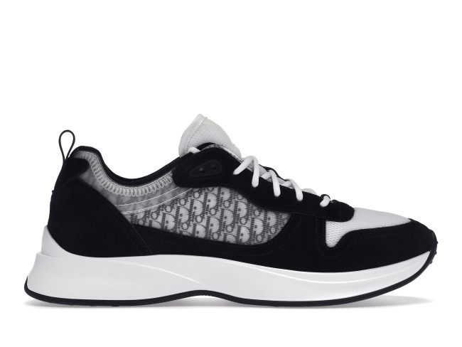 Dior B25 Oblique Runner Sneaker Black Suede