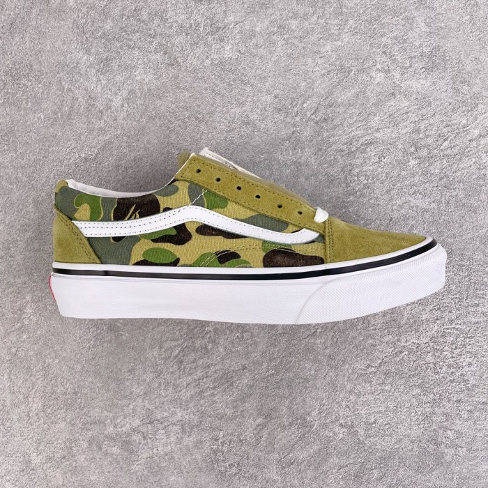 Vans Old Skool 36 DX Bape Green ABC Camo