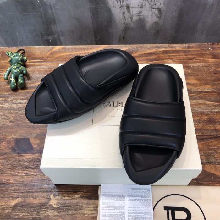 Balmain B-IT Mules Black