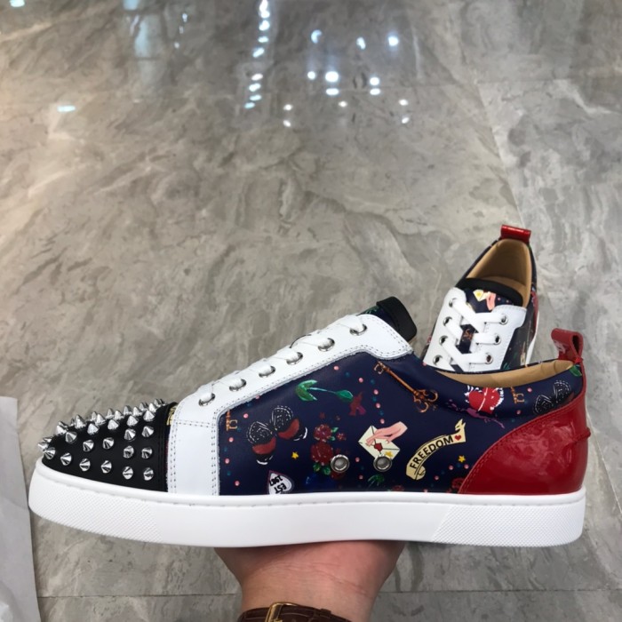 Christian Louboutin Louis Junior Spikes Orlato Flat Sneakers 58