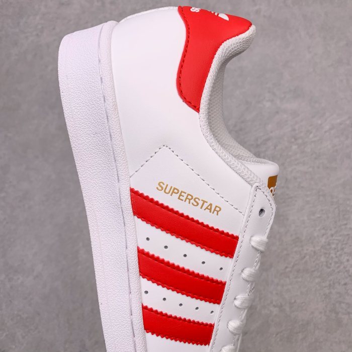 adidas Superstar White Red