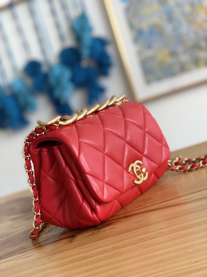 Handbag Chanel 3365 size 17X11.5X8.5 Cm