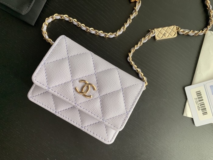 Handbag Chanel 2444 size 10cmx8cmx1.5 cm