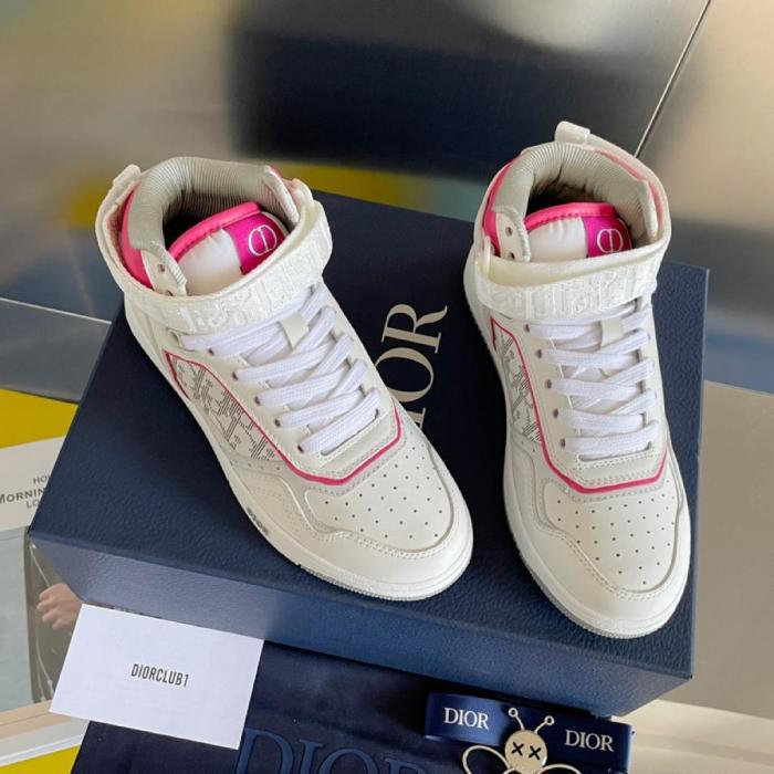 Dior B27 High White Neon Pink