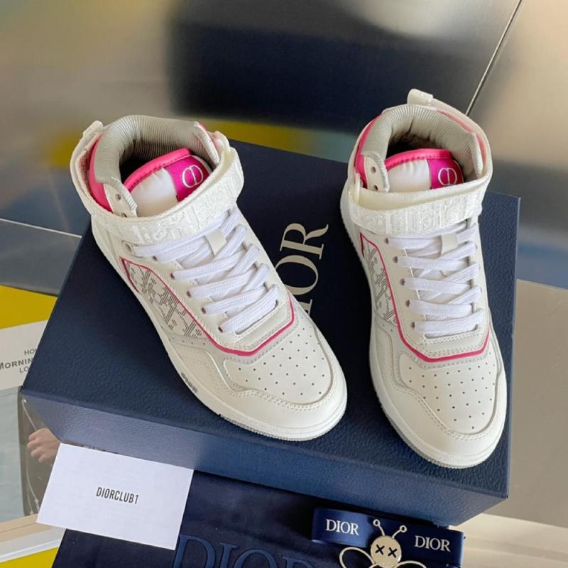 Dior B27 High White Neon Pink