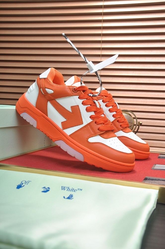 OFF-WHITE OOO Low Out of Office Red White