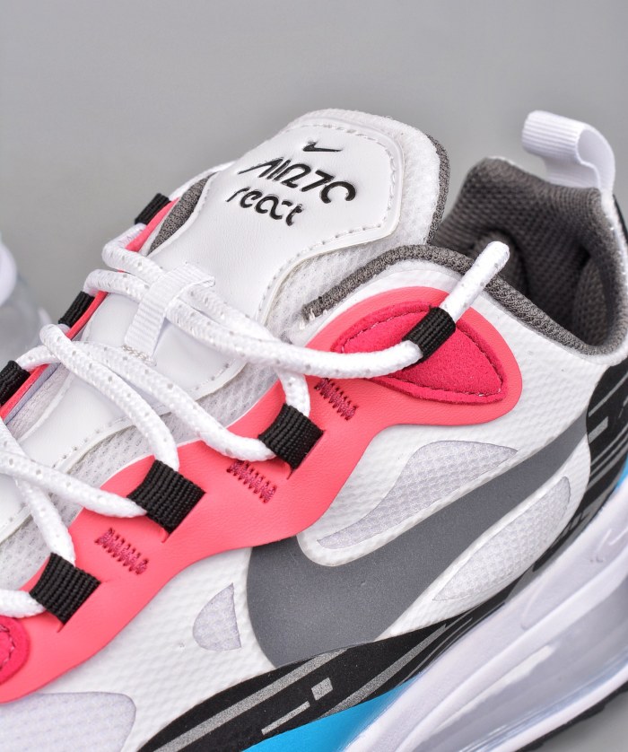 Nike Air Max 270 React Summit White Black Laser Blue