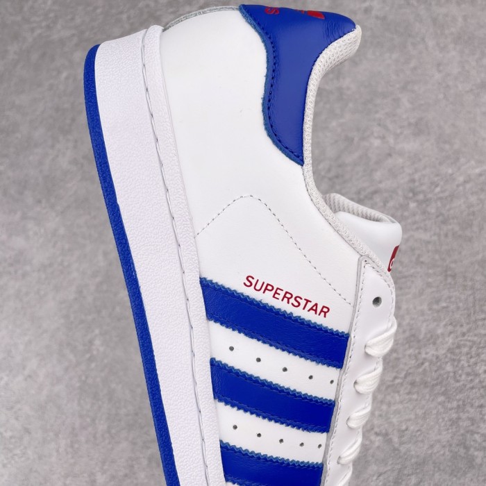 adidas Superstar White Blue
