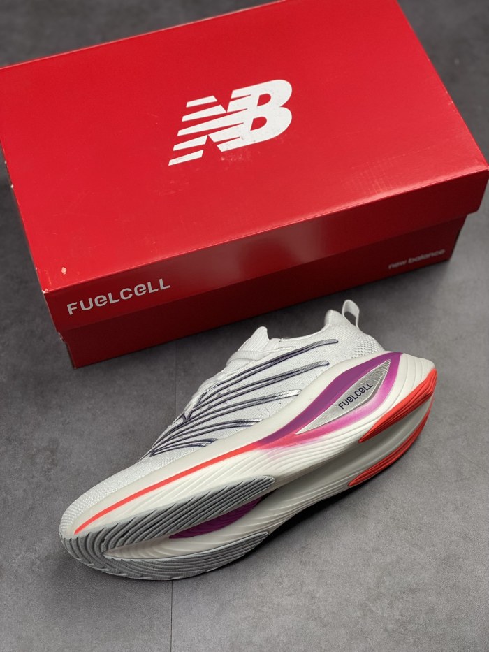 New Balance FuelCell SC Elite V3 White Victory Blue