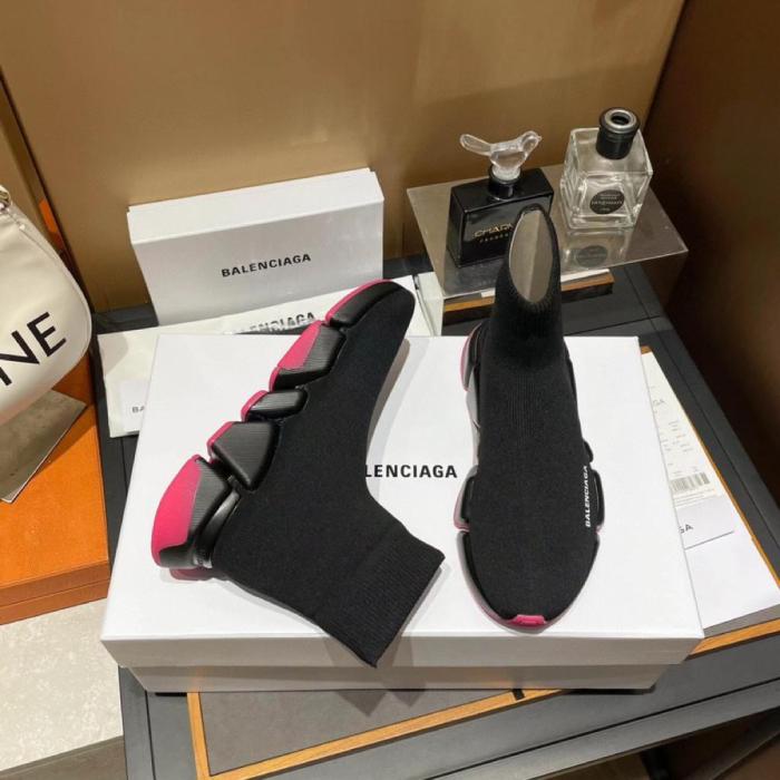 Balenciaga Speed 2.0 sneakers pink black
