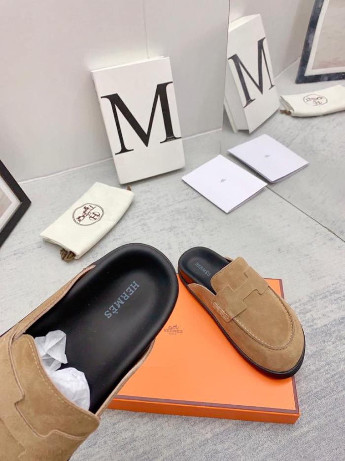 Hermes Go mule Beige Argile