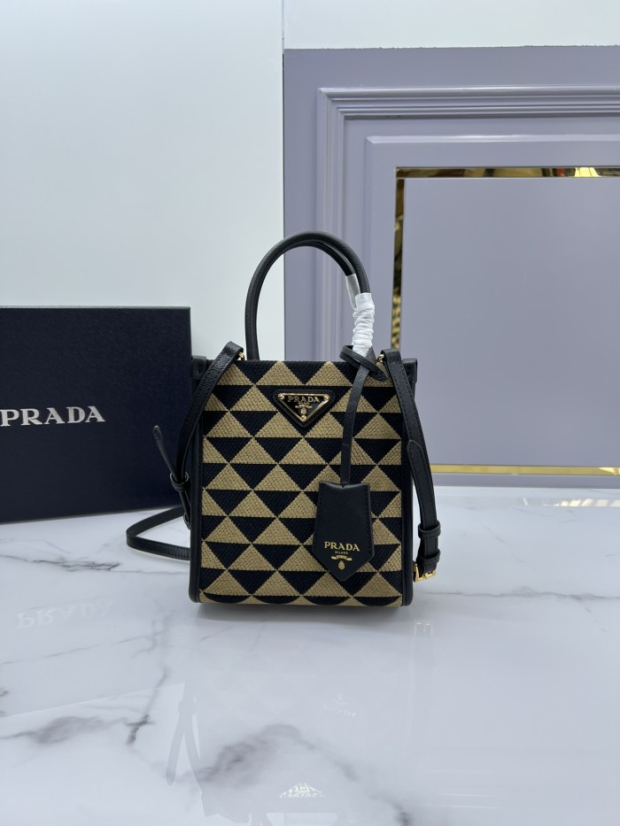 handbags prada 1BA355 17*19*6