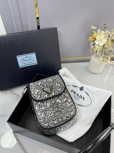 handbags prada 1BH185 13.5*17.5*4