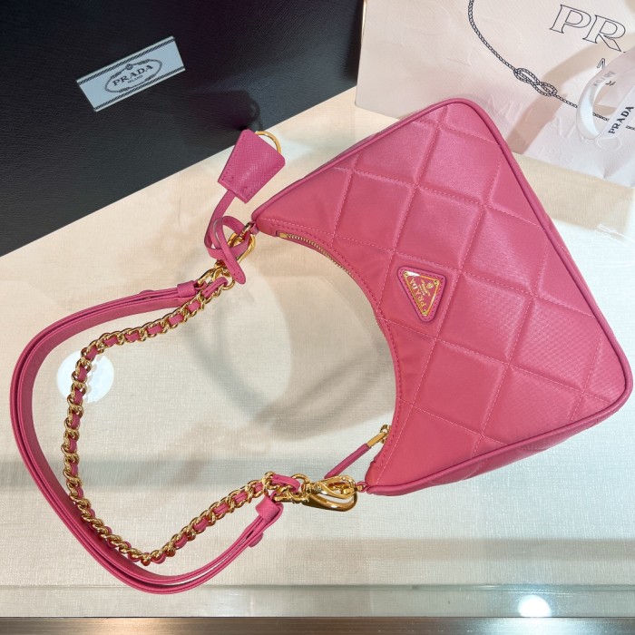 handbags prada Hobo 1BC204 Size:22*18*6cm