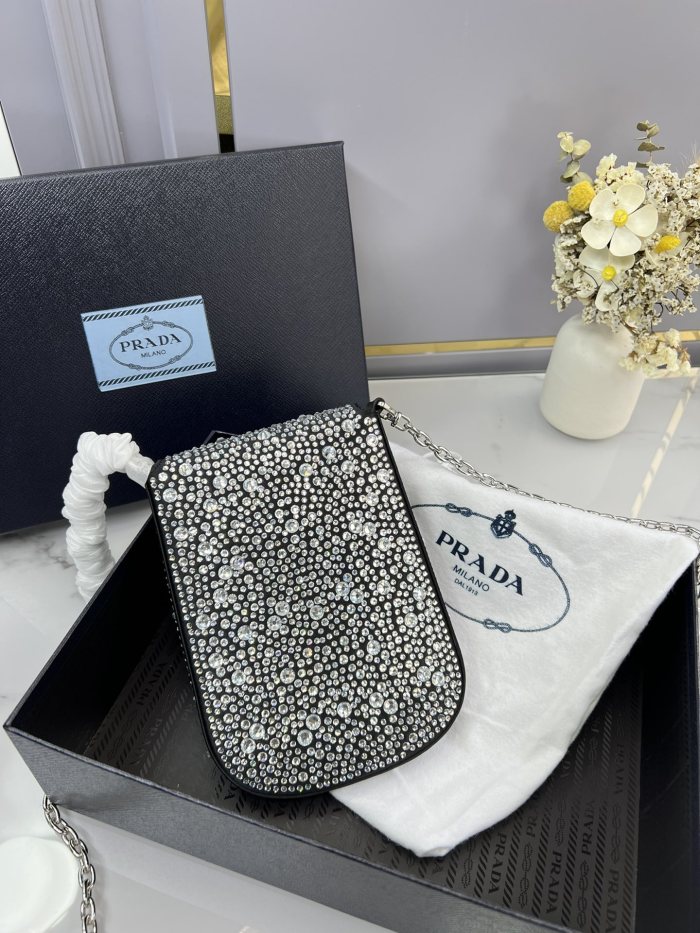 handbags prada 1BH185 13.5*17.5*4