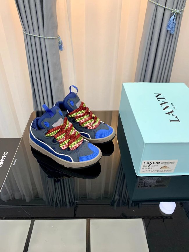 Lanvin Leather Curb black