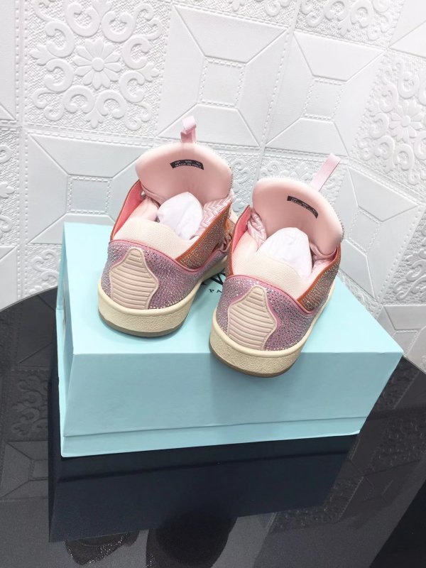 Lanvin Leather Curb Pink Sequins