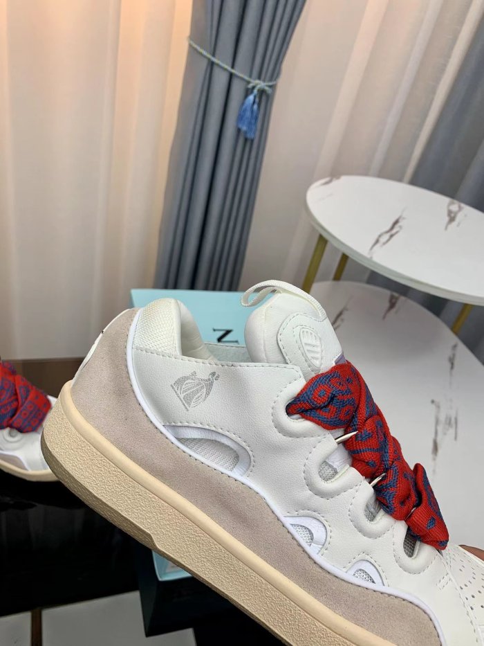 Lanvin Leather Curb Off white