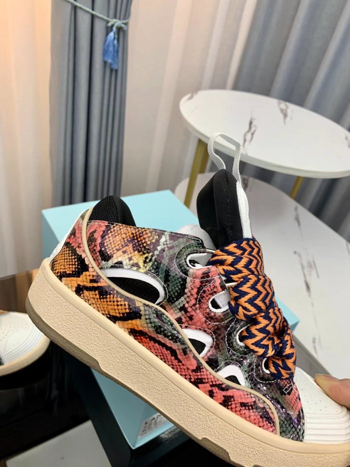 Lanvin Leather Curb snake's skin