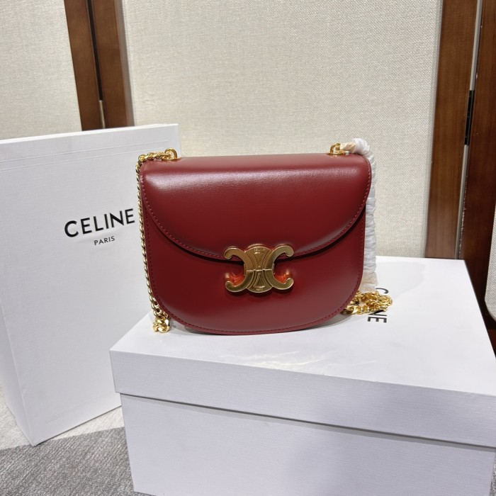 Handbags CELIN TEEN BESACE TRIOMPHE 110973 size:19 X 15 X 6 cm