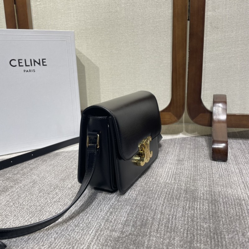 Handbags CELIN TEEN TRIOMPHE BAG188423 size:18.5*14*5 cm