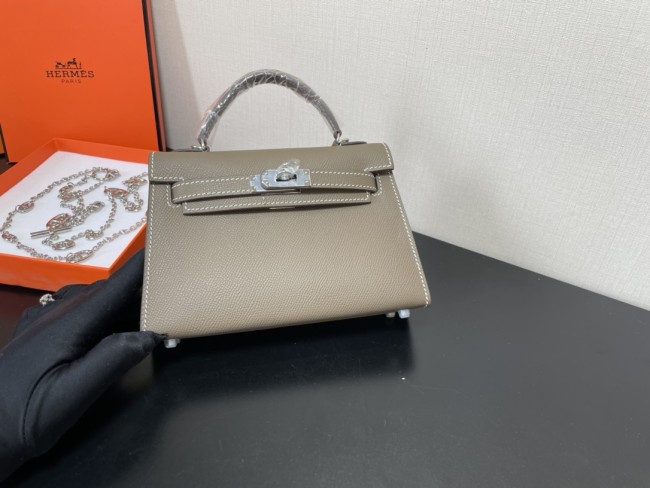 Handbags Hermes Kelly size:19.5 cm