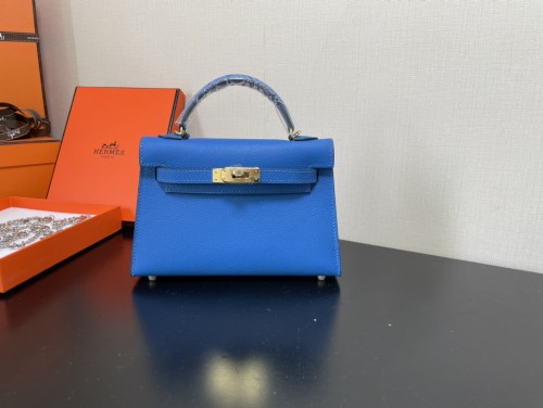 Handbags Hermes Kelly size:19.5 cm