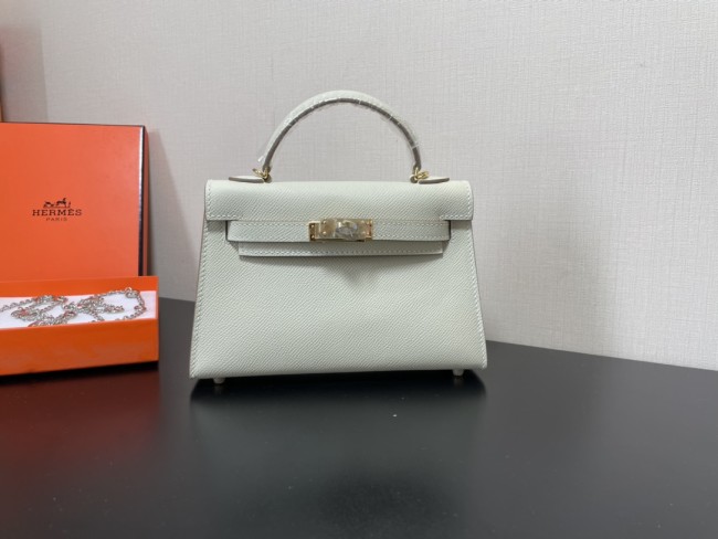 Handbags Hermes Kelly size:19.5 cm