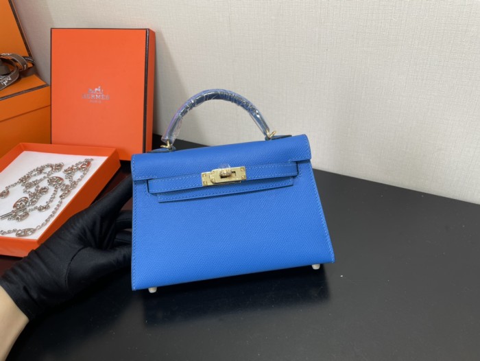 Handbags Hermes Kelly size:19.5 cm