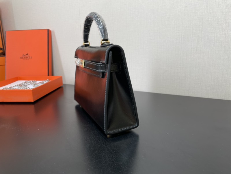 Handbags Hermes Kelly size:19.5 cm