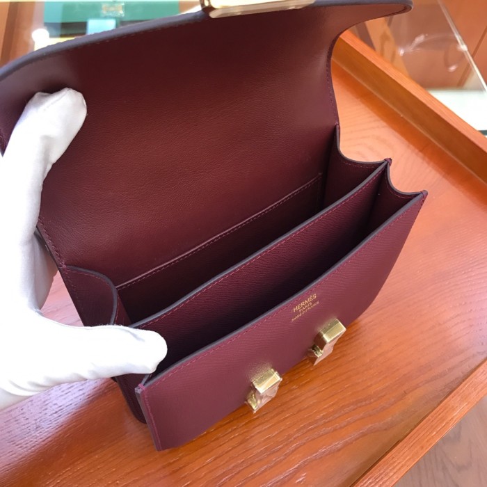 Handbags Hermes Constance size:18 cm