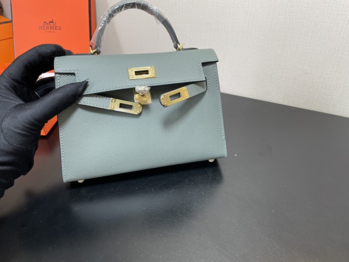 Handbags Hermes Kelly size:19.5 cm