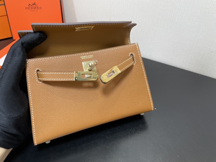 Handbags Hermes Kelly size:19.5 cm