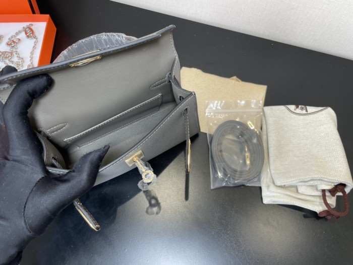 Handbags Hermes Kelly size:19.5 cm