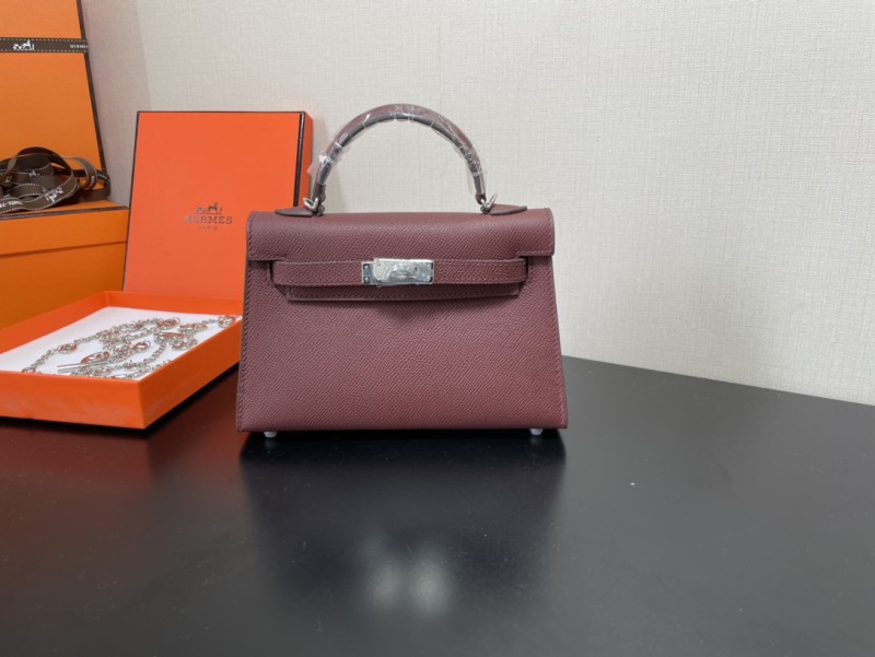 Handbags Hermes Kelly size:19.5 cm