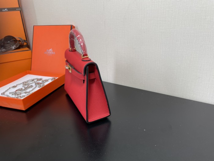 Handbags Hermes Kelly size:19.5 cm