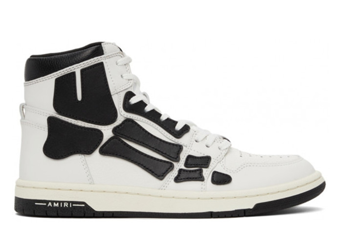 AMIRI Skel Top Hi White Black
