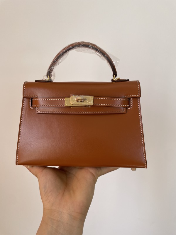 Handbags Hermes Kelly size:19.5 cm