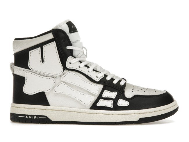 Amiri Skel High Tops Black White