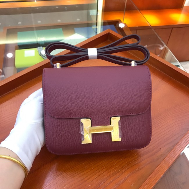 Handbags Hermes Constance size:18 cm