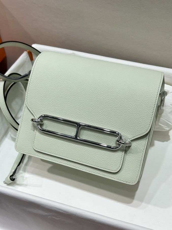 Handbags Hermes Roulis size:19 cm
