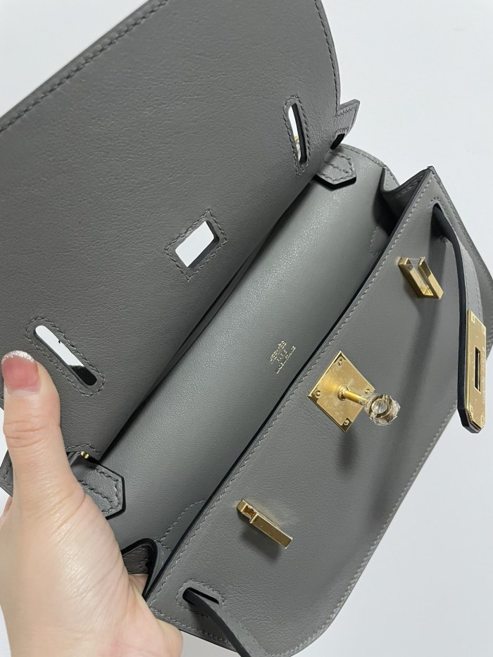 Handbags Hermes Mini Jypsiere size:23-17-5 cm