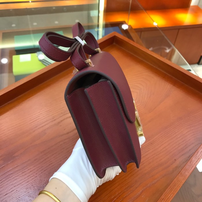 Handbags Hermes Constance size:18 cm