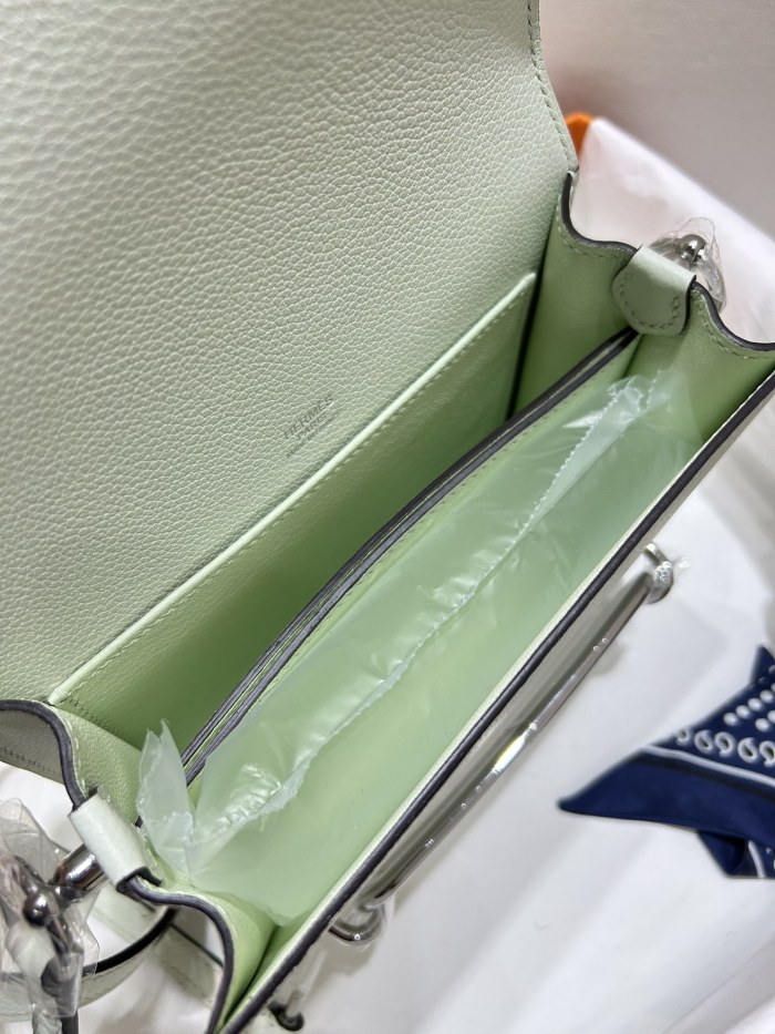 Handbags Hermes Roulis size:19 cm